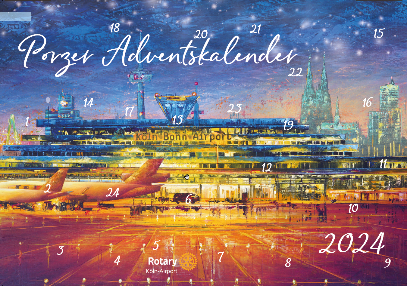 Ein Bild von unserem Adventskalender 2024